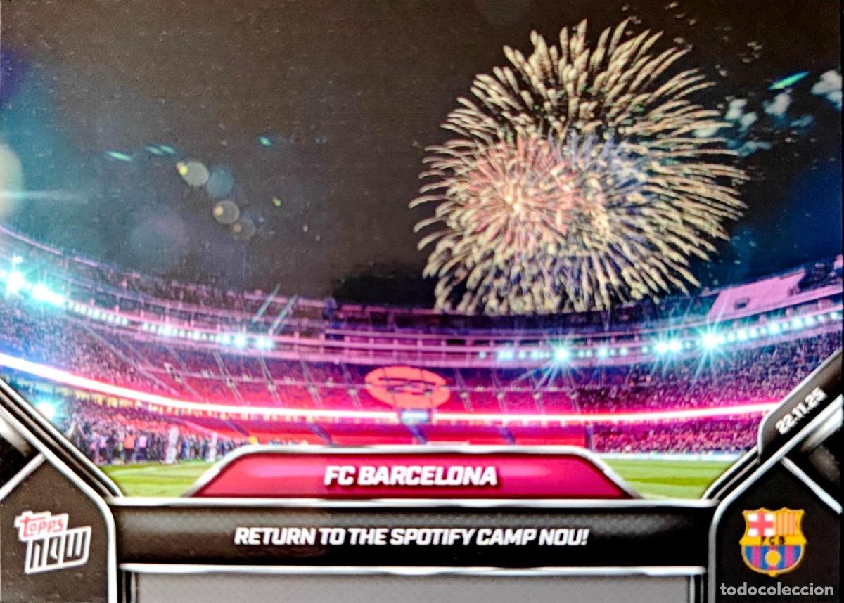 Cartes &agrave; collectionner de Football: 4 Return to the Spotify Camp Nou 22 Nov 2025 - FC Barcelona - TOPPS NOW - 2025