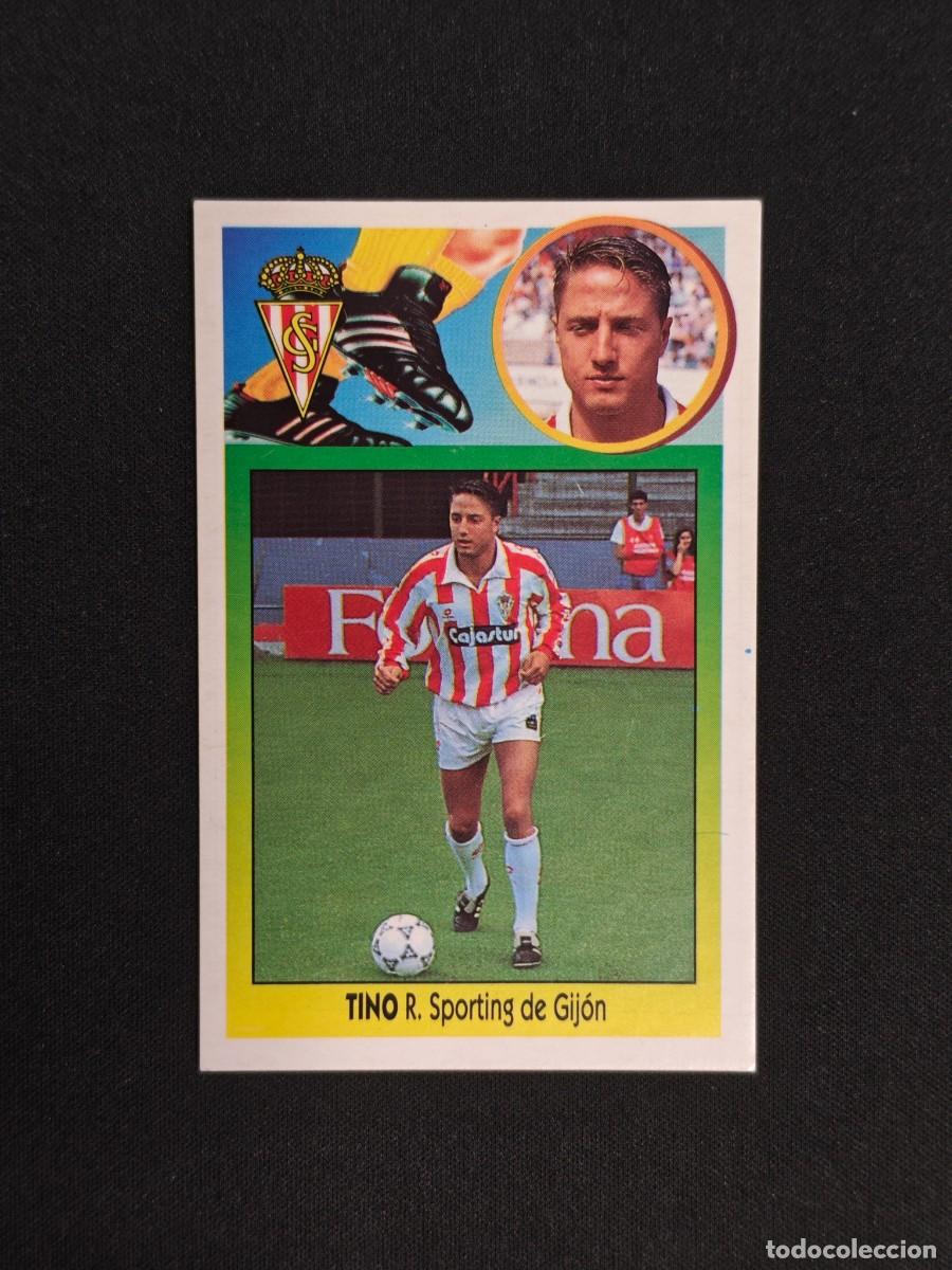 Fu&szlig;ball-Sticker: CROMO LIGA ESTE TINO COLOCA SPORTING DE GIJON NUNCA PEGADO SIN PEGAR 93 94 1993 1994 RA526