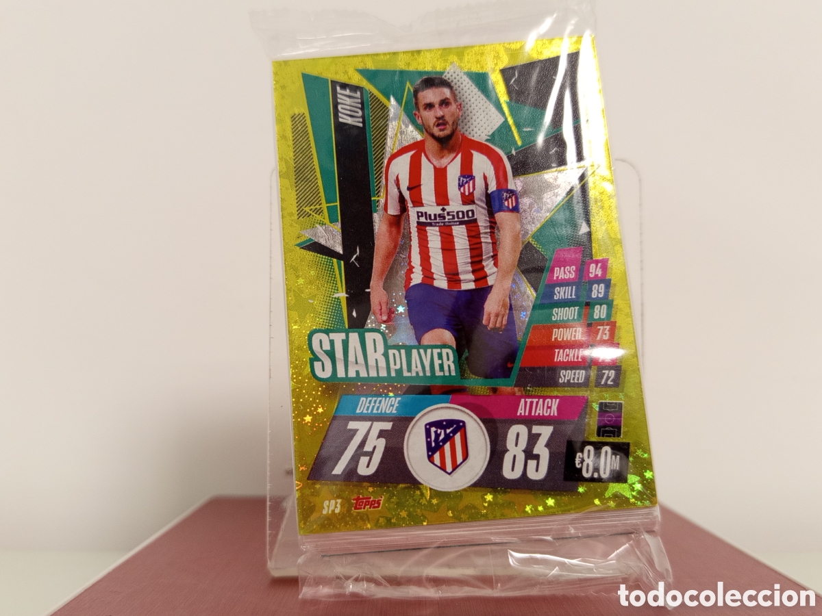 Cartes &agrave; collectionner de Football: ❇️ PACK CERRADO ⚽ 34 CARDS STAR PLAYER RISING STAR TOPPS MATCH ATTAX 2020 20 21 CON 7 ESPECIALES ❇️
