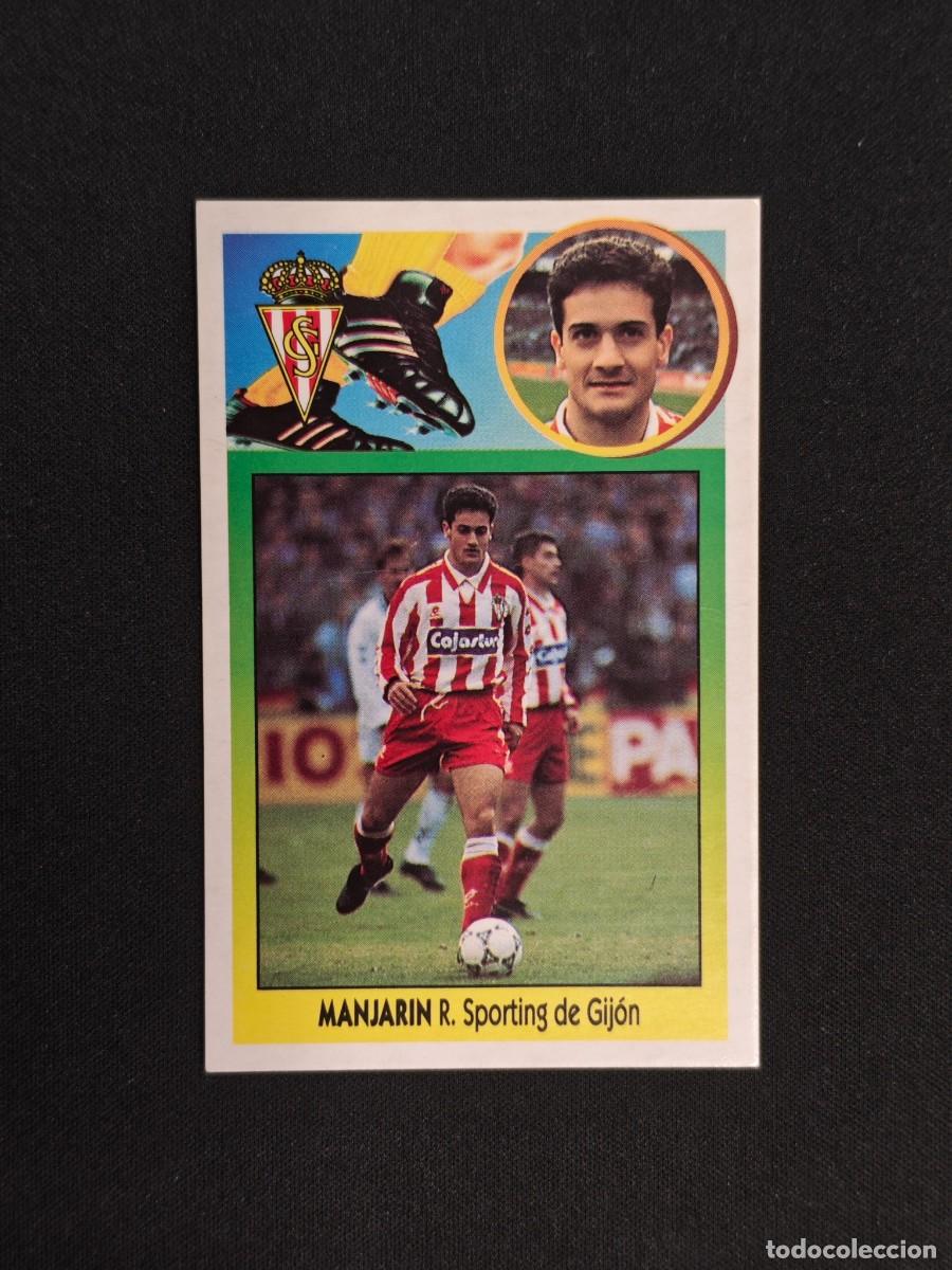 Figurine di Calcio: CROMO LIGA ESTE MANJARIN BAJA SPORTING DE GIJON NUNCA PEGADO SIN PEGAR 93 94 1993 1994 RA526