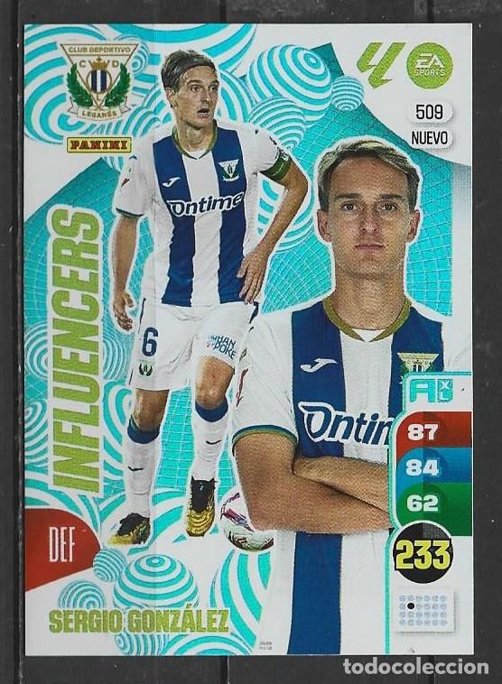 Figurine di Calcio: Adrenanlyn 24/25 - Sergio Gonz&aacute;lez - N&ordm; 509 - Legan&eacute;s ( Nuevo Influencers )