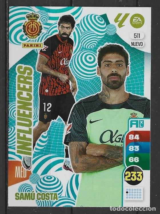 Cromos de F&uacute;tbol: Adrenanlyn 24/25 - Sam&uacute; Cosa - N&ordm; 511 - Mallorca ( Nuevo Influencers )