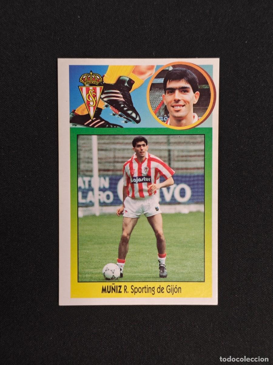 Cromos de F&uacute;tbol: CROMO LIGA ESTE MU&Ntilde;IZ SPORTING DE GIJON NUNCA PEGADO SIN PEGAR 93 94 1993 1994 RA526