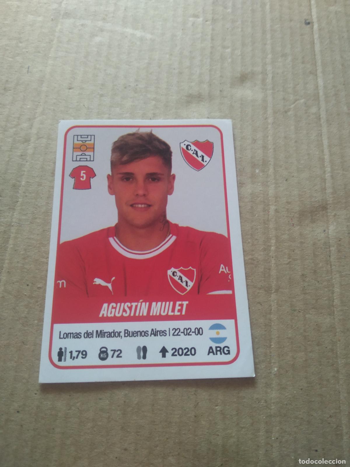 Cromos de F&uacute;tbol: 251 AGUSTIN MULET INDEPENDIENTE CROMO FUTBOL ARGENTINO PANINI LIGA ARGENTINA 2023