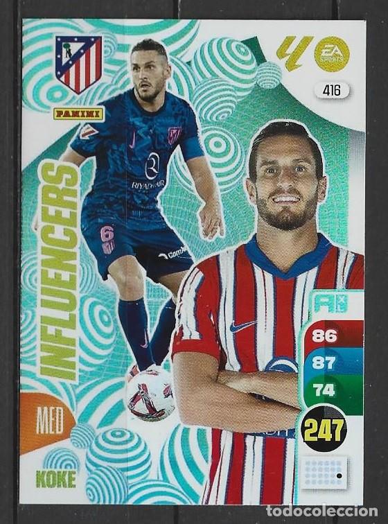 Cromos de F&uacute;tbol: Adrenanlyn 24/25 - Koke - N&ordm; 416 - Atl&eacute;tico ( Influencers )