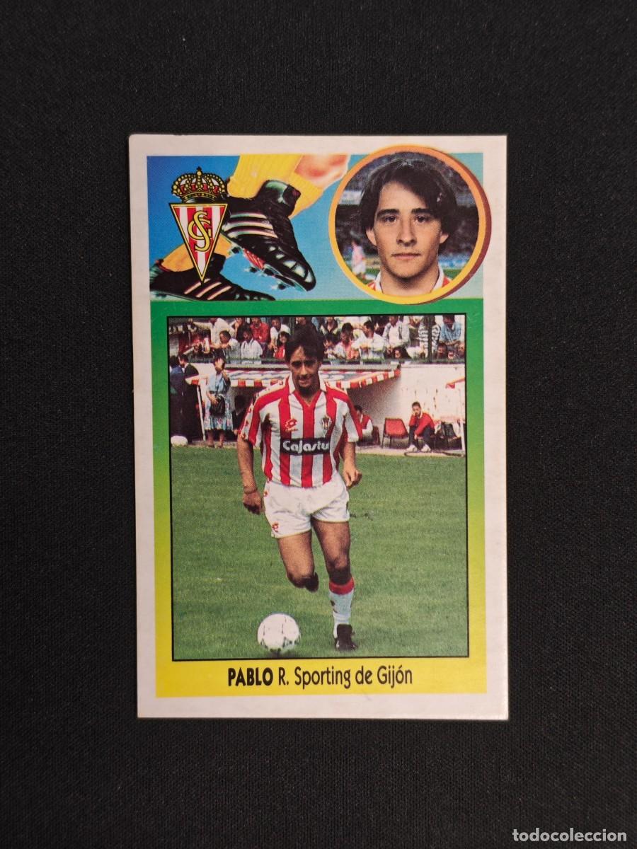 Cromos de F&uacute;tbol: CROMO LIGA ESTE PABLO SPORTING DE GIJON NUNCA PEGADO SIN PEGAR 93 94 1993 1994 RA526