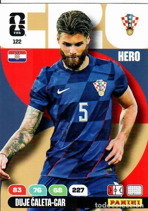 Cromos de F&uacute;tbol: PANINI ADRENALYN MUNDIAL WORLD CUP 2026 - N&ordm; 122 - DUJE CALETA-CAR - CROACIA