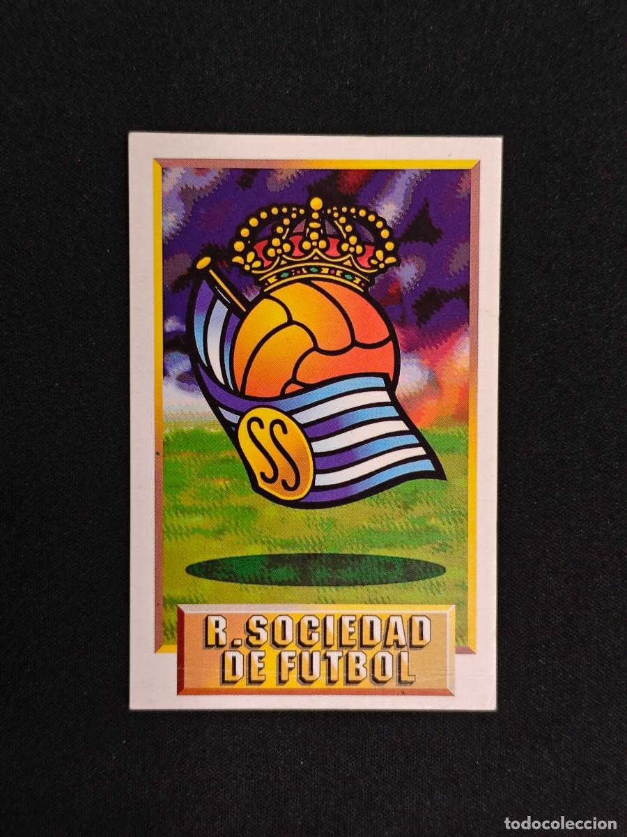 Cromos de F&uacute;tbol: CROMO LIGA ESTE ESCUDO REAL SOCIEDAD NUNCA PEGADO SIN PEGAR 93 94 1993 1994 RA526