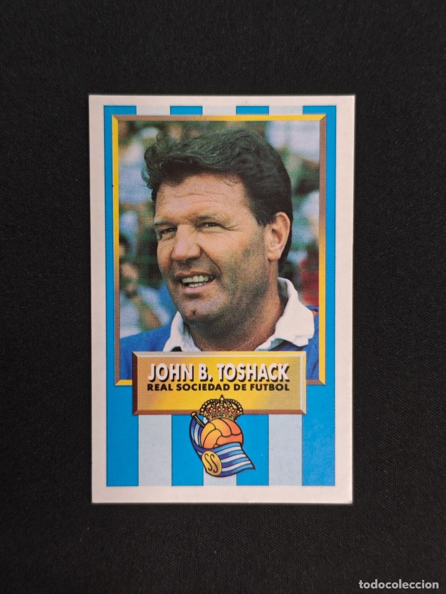 Fu&szlig;ball-Sticker: CROMO LIGA ESTE ENTRENADOR JOHN TOSHACK REAL SOCIEDAD NUNCA PEGADO SIN PEGAR 93 94 1993 1994 RA526