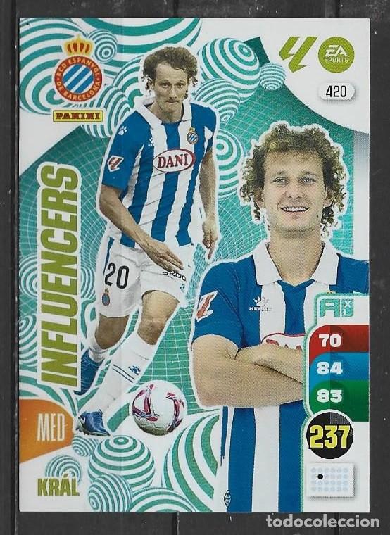 Cromos de F&uacute;tbol: Adrenanlyn 24/25 - Kr&aacute;l - N&ordm; 420 - Espa&ntilde;ol ( Influencers )