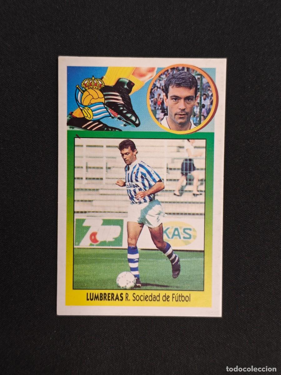 Cromos de F&uacute;tbol: CROMO LIGA ESTE LUMBRERAS REAL SOCIEDAD NUNCA PEGADO SIN PEGAR 93 94 1993 1994 RA526