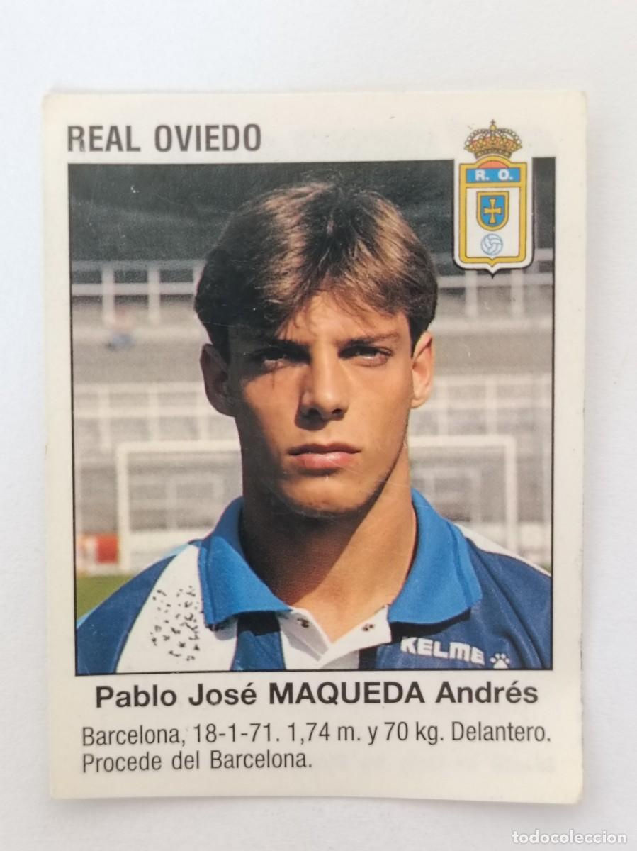 Football Stickers: #389 MAQUEDA (REAL OVIEDO) LIGA 93/94 PANINI