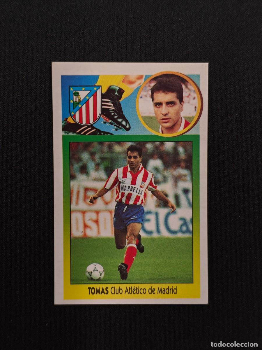 Cromos de F&uacute;tbol: CROMO LIGA ESTE TOMAS ATLETICO MADRID NUNCA PEGADO SIN PEGAR 93 94 1993 1994 RA526