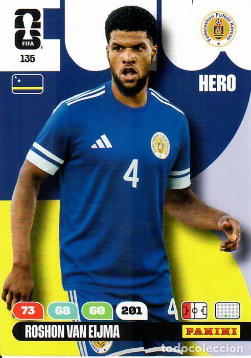 Figurine di Calcio: PANINI ADRENALYN MUNDIAL WORLD CUP 2026 - N&ordm; 135 - ROSHON VAN EIJMA - CURAZAO