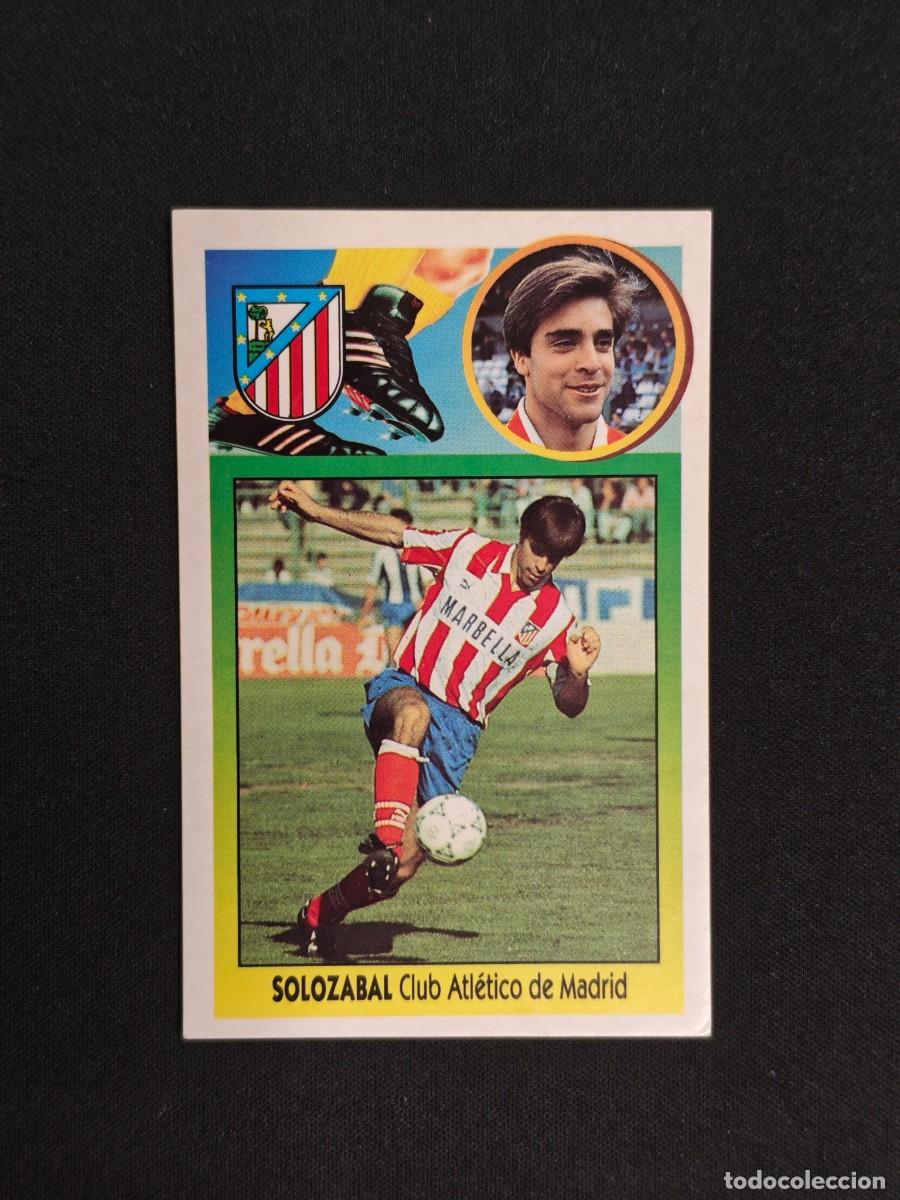 Cromos de F&uacute;tbol: CROMO LIGA ESTE SOLOZABAL ATLETICO MADRID NUNCA PEGADO SIN PEGAR 93 94 1993 1994 RA526