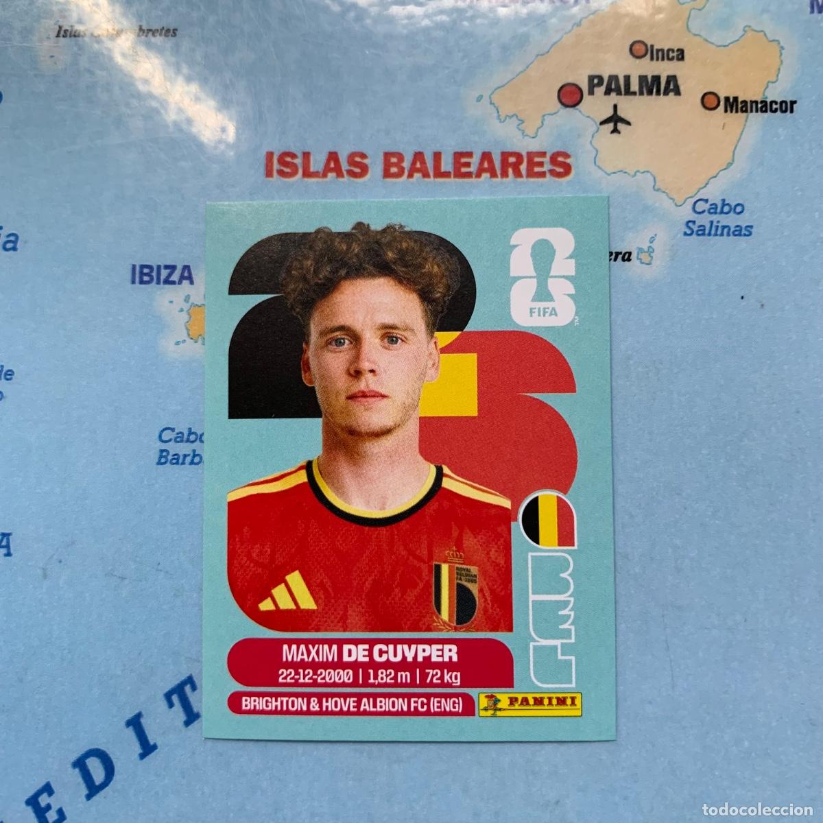 Cromos de F&uacute;tbol: B&eacute;lgica n&uacute;mero 7 cromo panini Mundial Fifa World Cup 2026