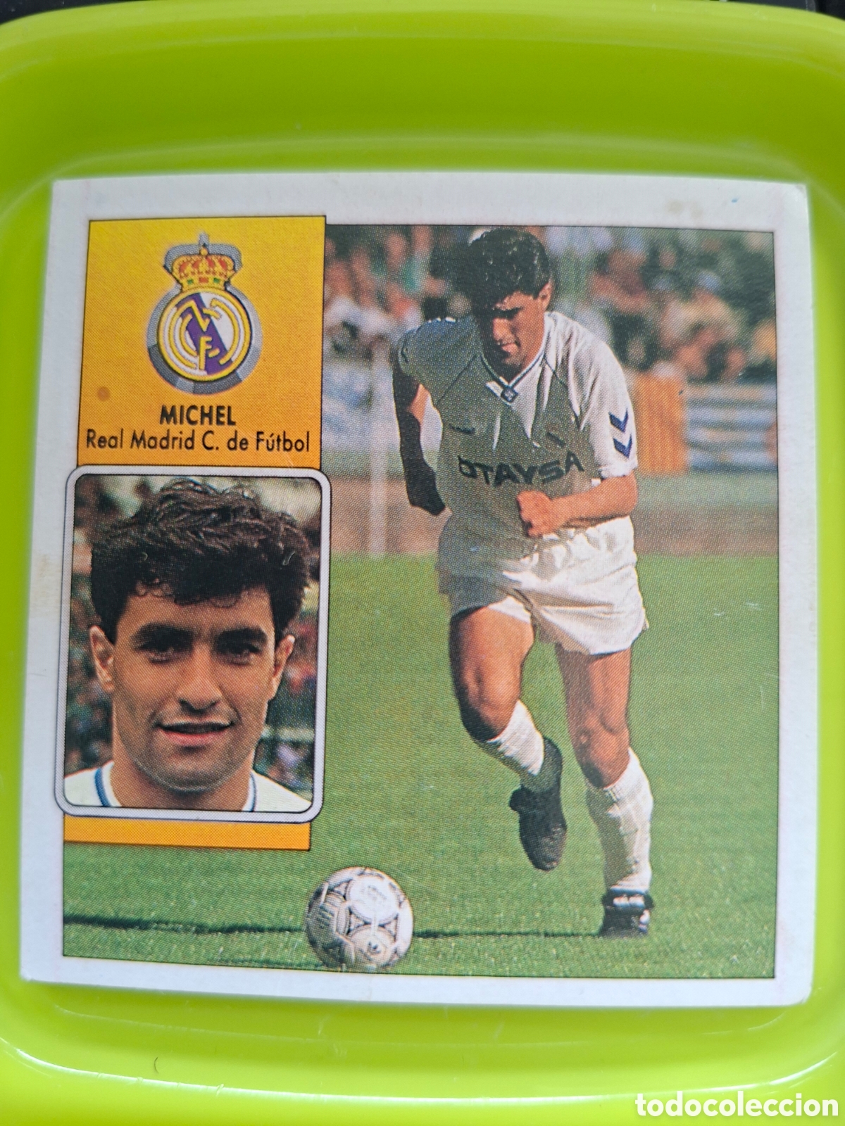 Cromos de F&uacute;tbol: EDICIONES ESTE 92 93 MICHEL REAL MADRID - DESPEGADO