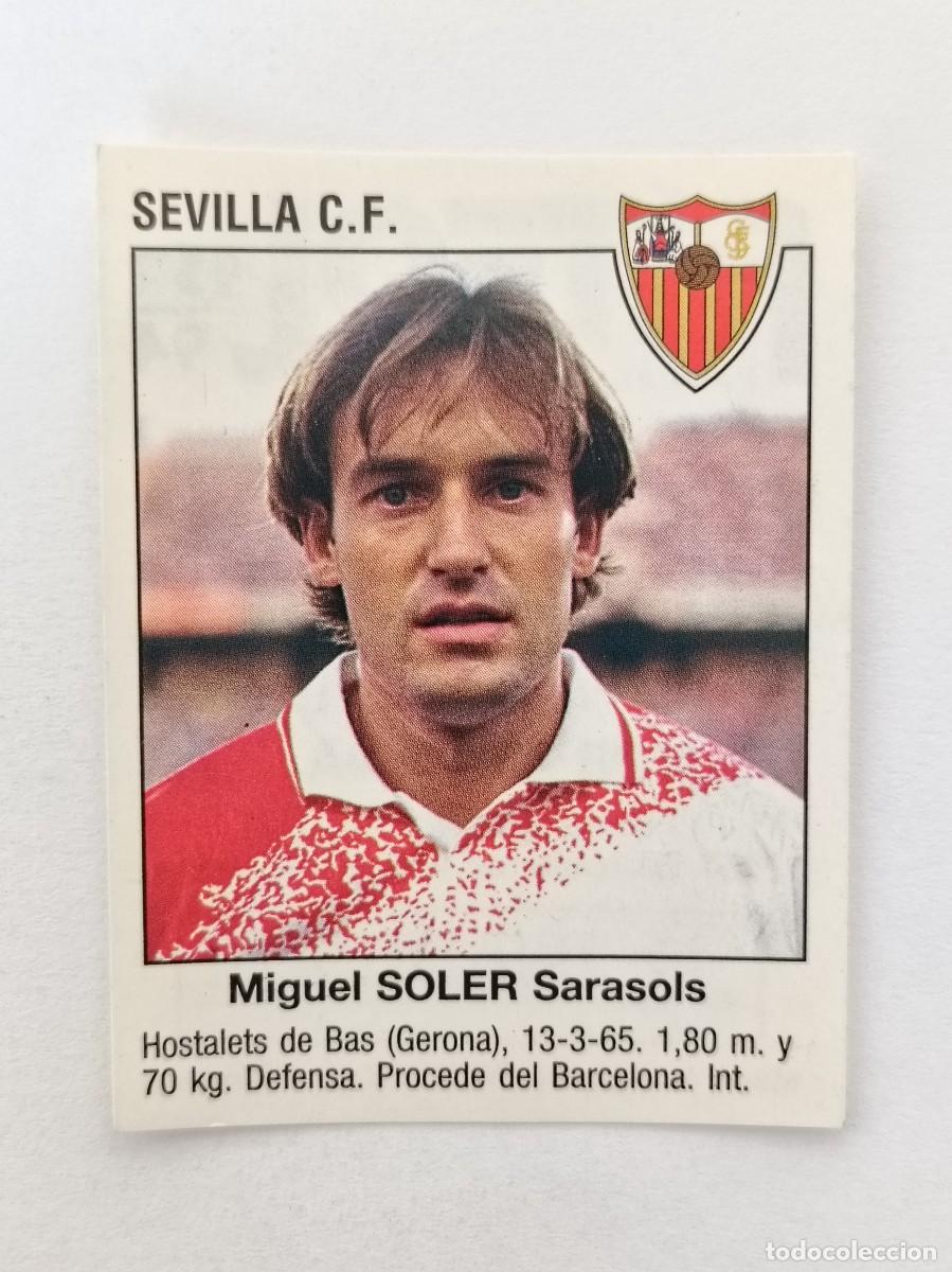 Cromos de F&uacute;tbol: #402 SOLER (SEVILLA C.F.) LIGA 93/94 PANINI