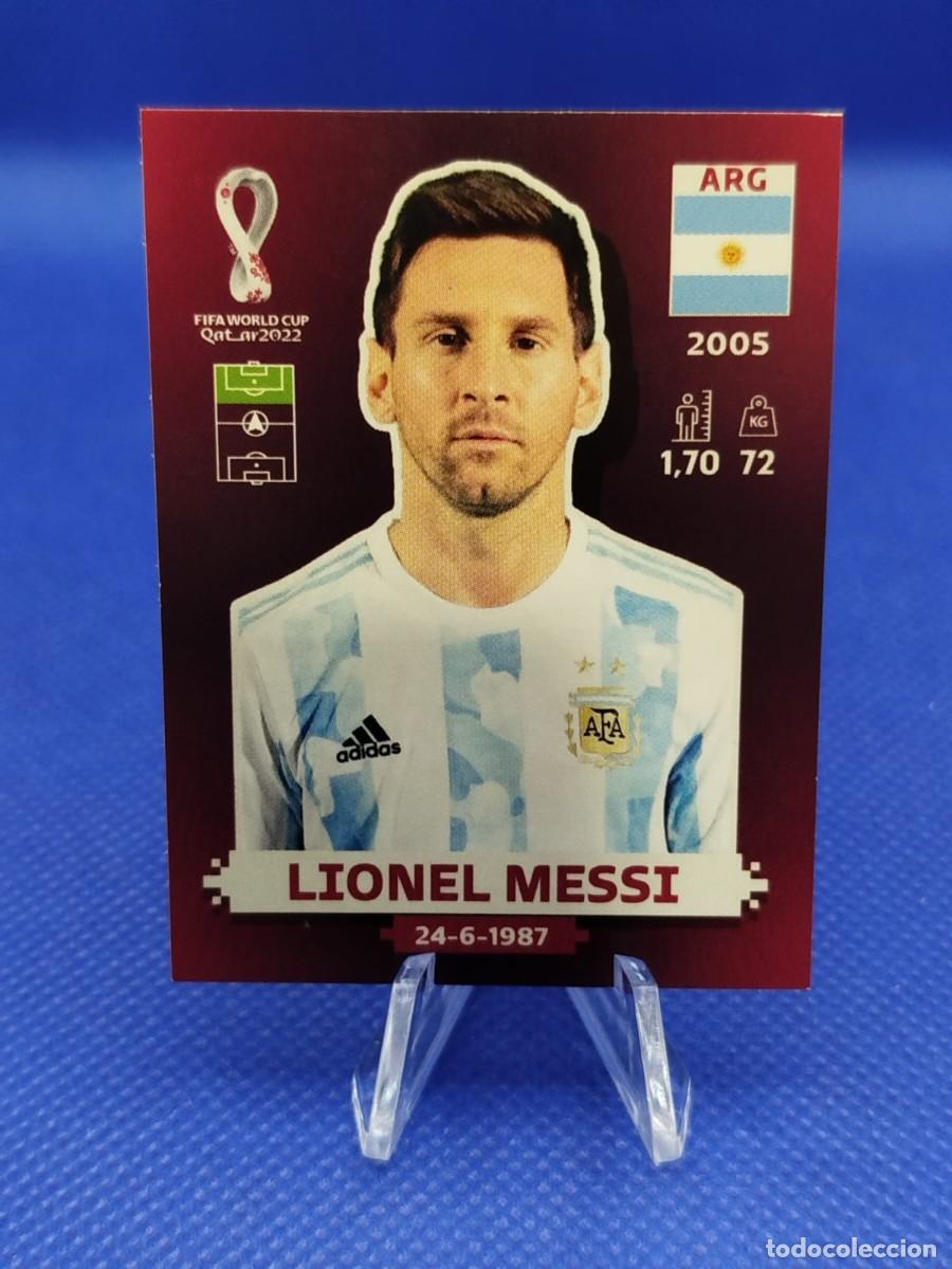 Cromos de F&uacute;tbol: ARG20 LIONEL MESSI 21 22 PANINI FIFA WORLD CUP QATAR 2022 ARGENTINA ORYX EDITION