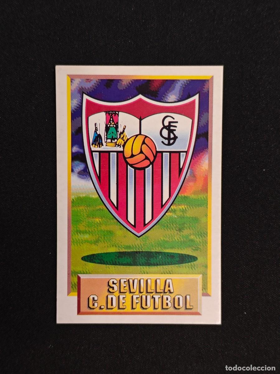 Cromos de F&uacute;tbol: CROMO LIGA ESTE ESCUDO SEVILLA NUNCA PEGADO SIN PEGAR 93 94 1993 1994 RA526
