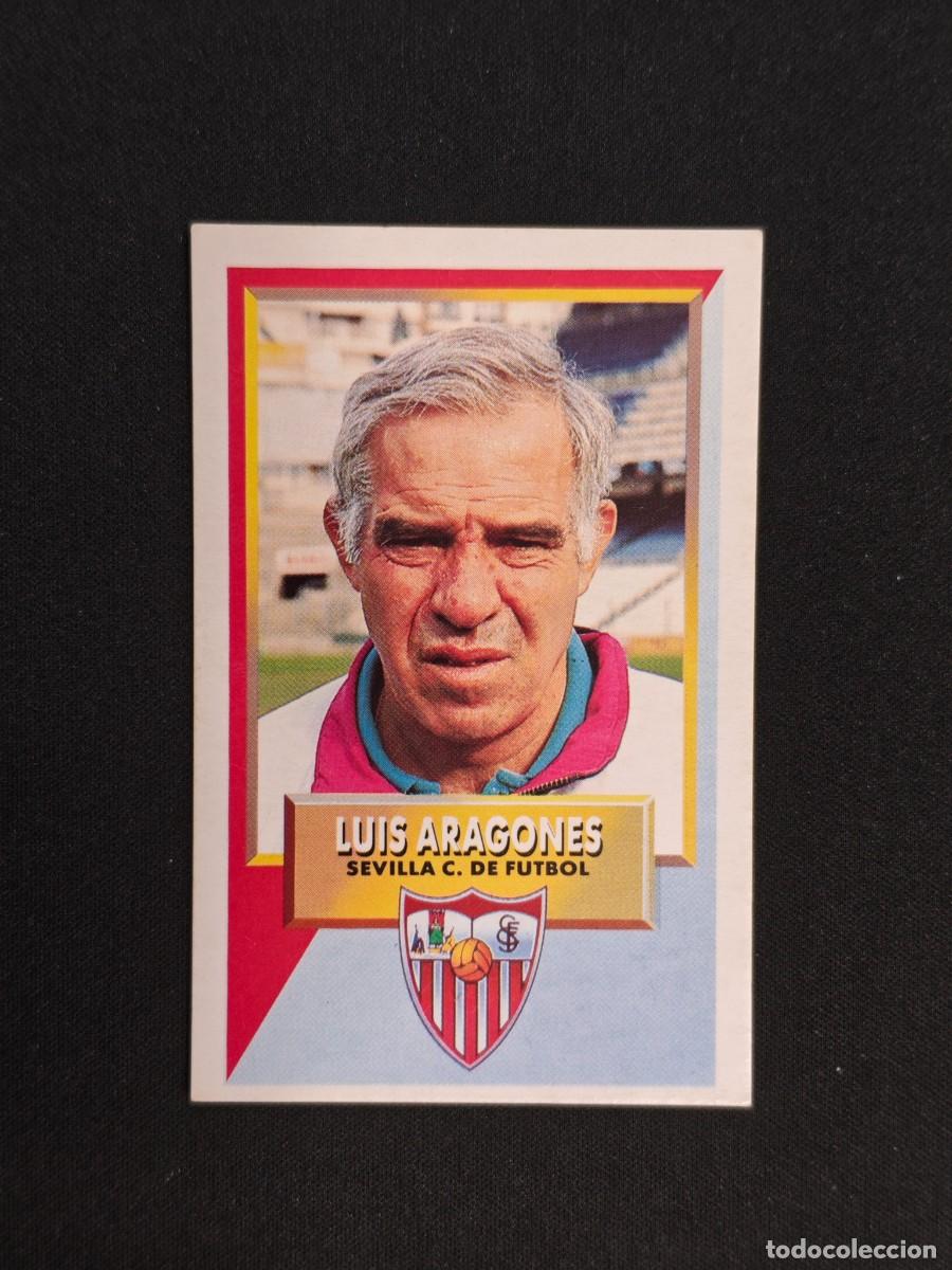 Cromos de F&uacute;tbol: CROMO LIGA ESTE ENTRENADOR LUIS ARAGONES SEVILLA NUNCA PEGADO SIN PEGAR 93 94 1993 1994 RA526