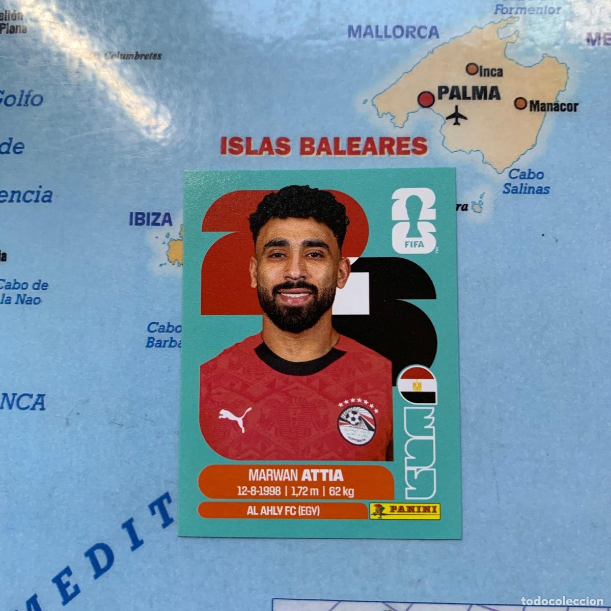 Cromos de F&uacute;tbol: Egipto n&uacute;mero 10 cromo panini Mundial Fifa World Cup 2026