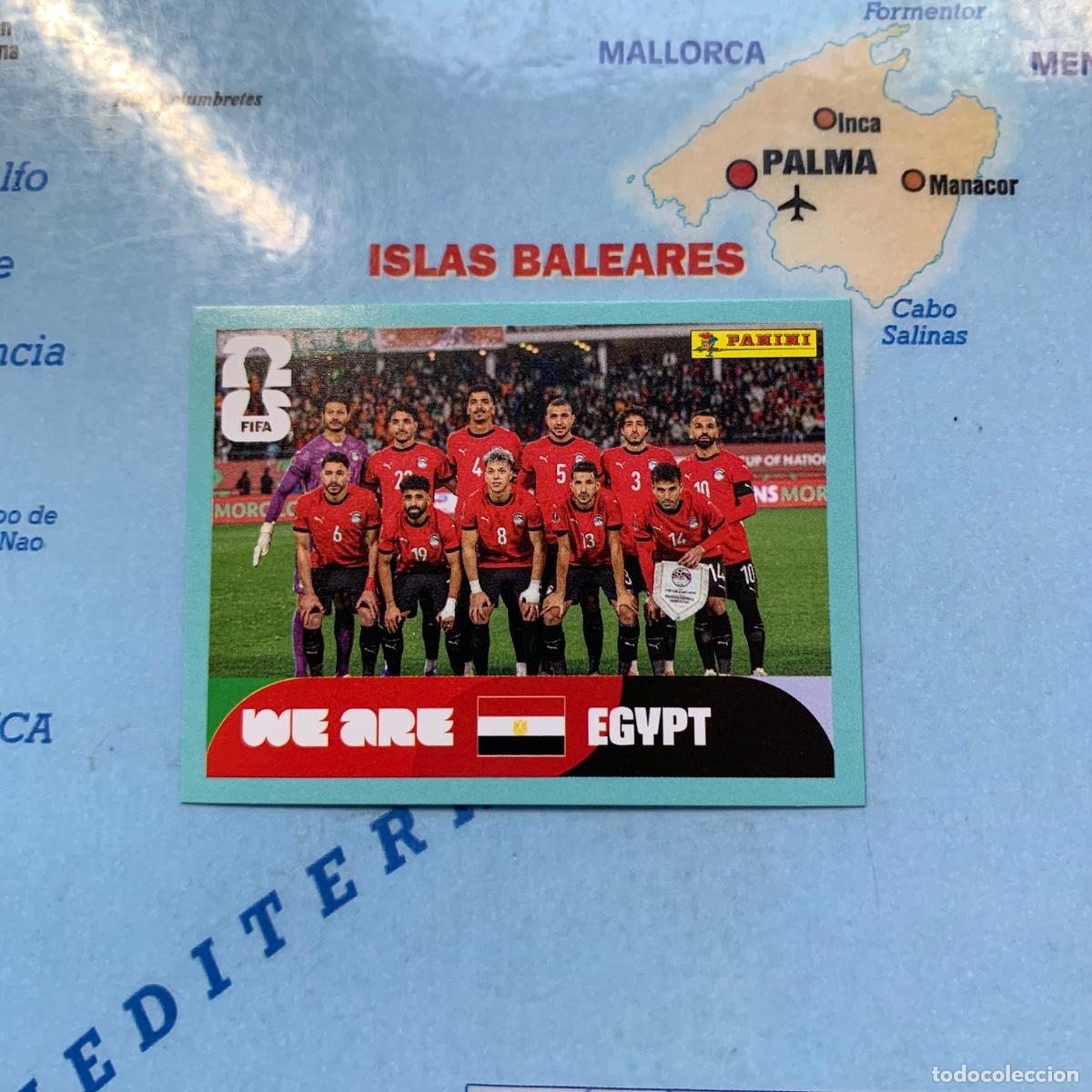 Fu&szlig;ball-Sticker: Egipto n&uacute;mero 13 cromo panini Mundial Fifa World Cup 2026