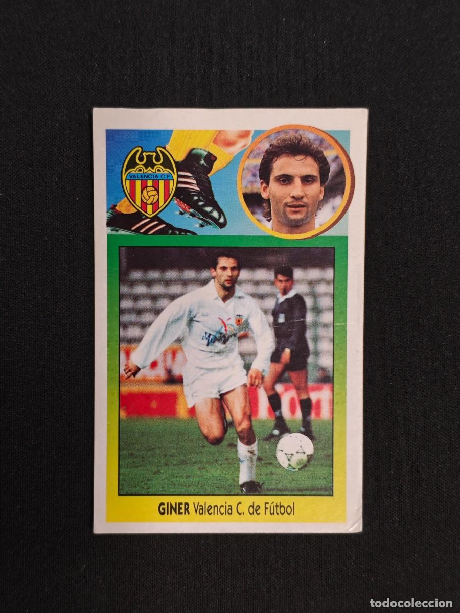 Fu&szlig;ball-Sticker: CROMO LIGA ESTE GINER VALENCIA NUNCA PEGADO SIN PEGAR 93 94 1993 1994 RA526