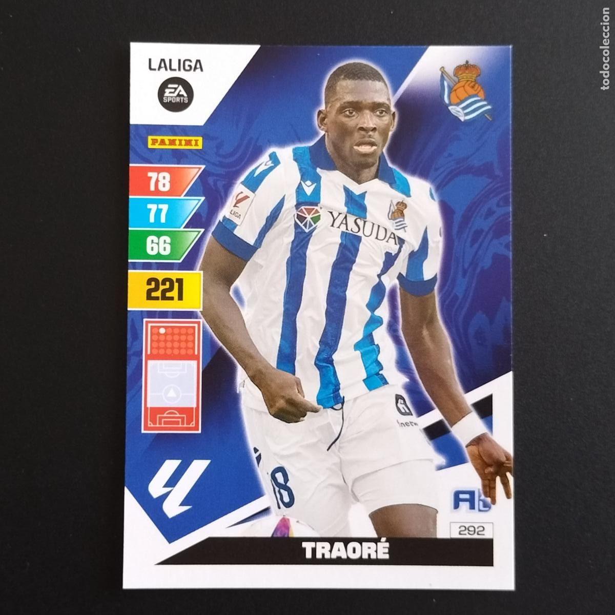 Fu&szlig;ball-Sticker: 292 TRAORE REAL SOCIEDAD CROMOS ADRENALYN XL LALIGA CARD 2023 2024 23 214 PANINI
