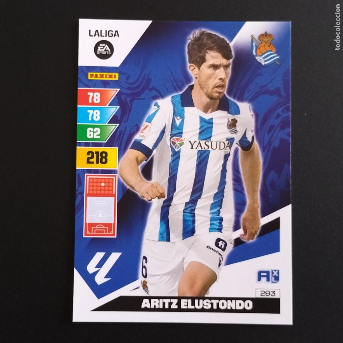 Cartes &agrave; collectionner de Football: 293 ARITZ ELUSTONDO REAL SOCIEDAD CROMOS ADRENALYN XL LALIGA CARD 2023 2024 23 24 PANINI