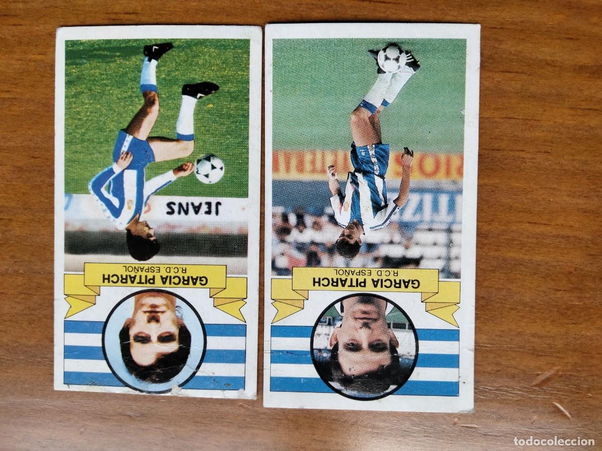 Cromos de F&uacute;tbol: Garc&iacute;a pitarch Espa&ntilde;ol 2 versiones fichaje n 8 cromo &aacute;lbum liga Este 85 86