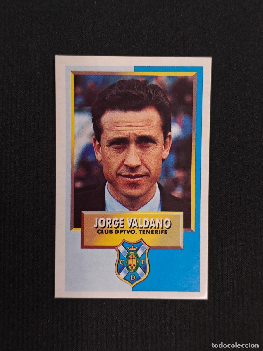 Cromos de F&uacute;tbol: CROMO LIGA ESTE ENTRENADOR JORGE VALDANO TENERIFE NUNCA PEGADO SIN PEGAR 93 94 1993 1994 RA526