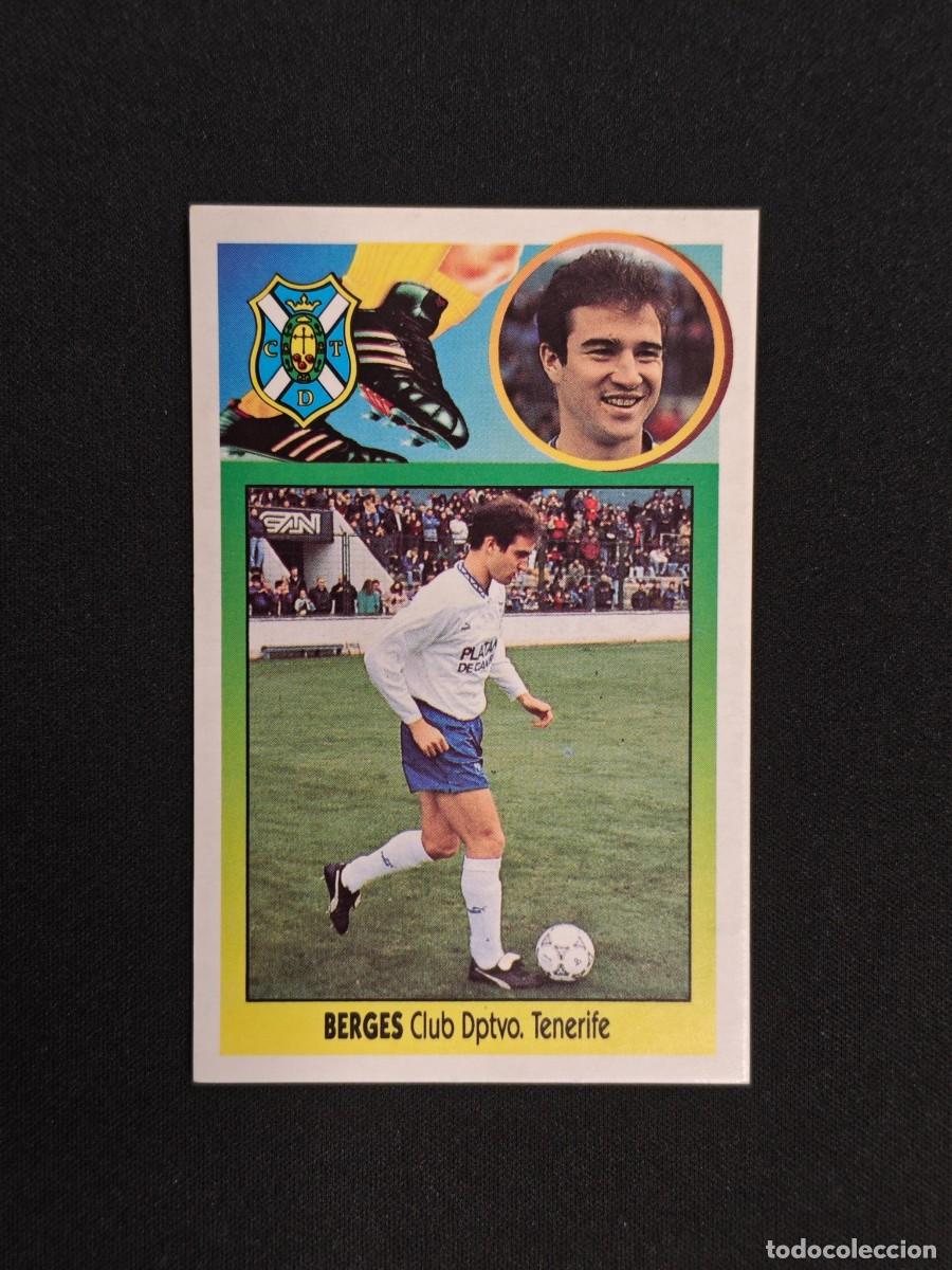 Cromos de F&uacute;tbol: CROMO LIGA ESTE BERGES TENERIFE NUNCA PEGADO SIN PEGAR 93 94 1993 1994 RA526