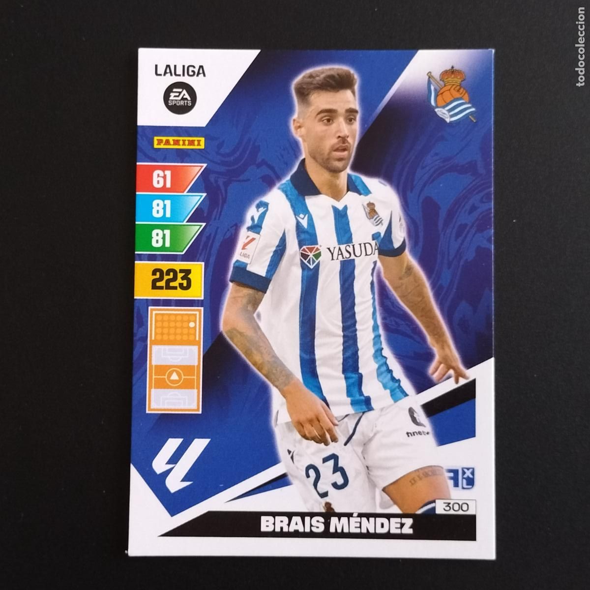 Cartes &agrave; collectionner de Football: 300 BRAIS MENDEZ REAL SOCIEDAD CROMOS ADRENALYN XL LALIGA CARD 2023 2024 23 24 PANINI
