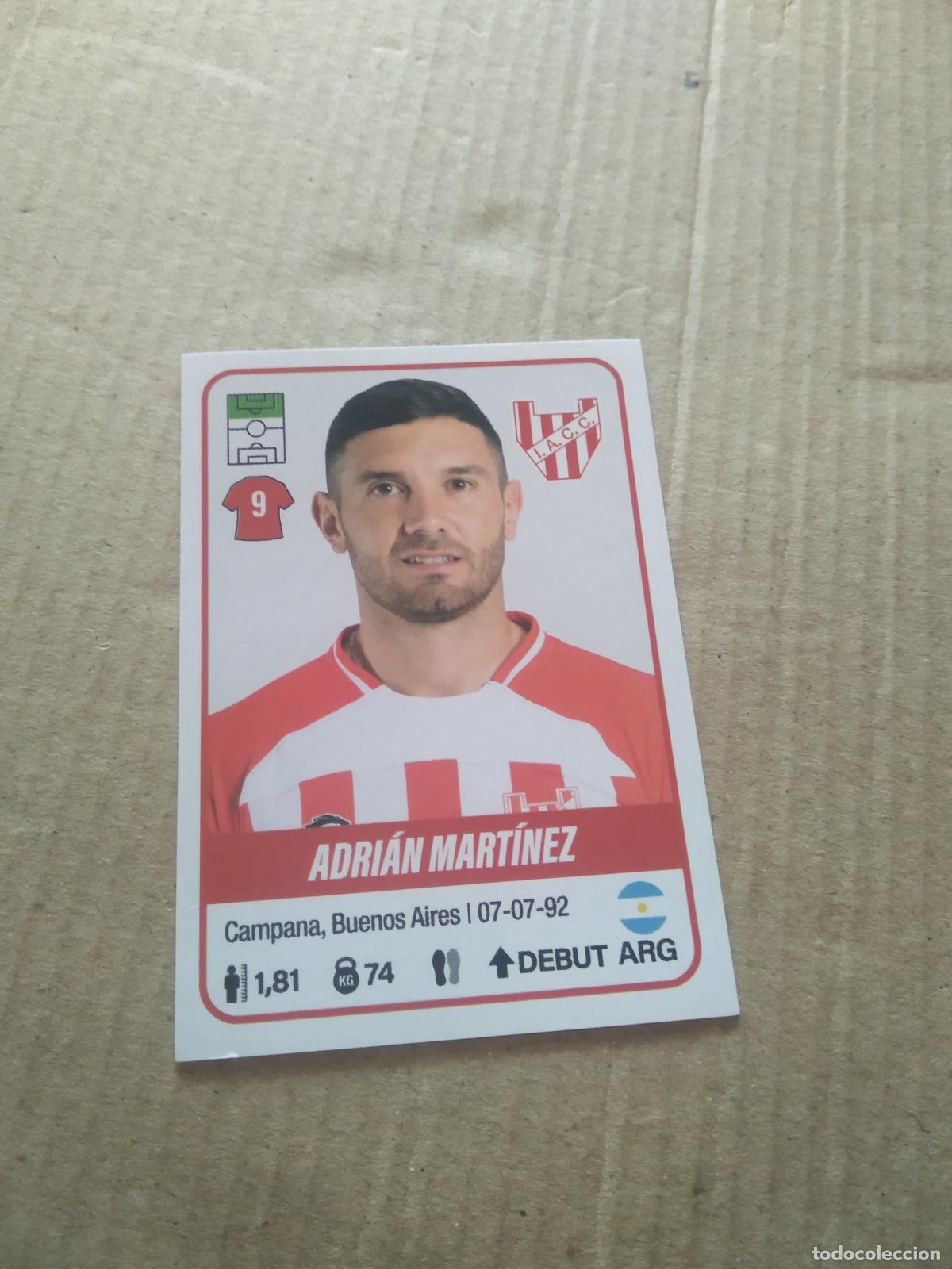 Cartes &agrave; collectionner de Football: 274 ADRIAN MARTINEZ INSTITUTO CROMO FUTBOL ARGENTINO PANINI LIGA ARGENTINA 2023