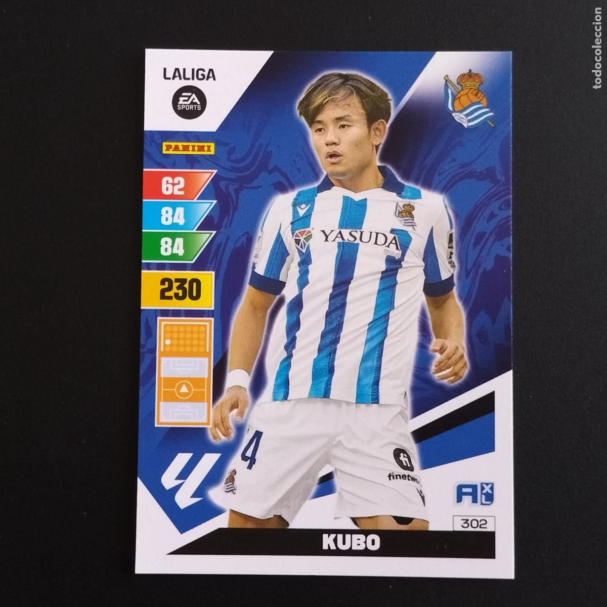 Cartes &agrave; collectionner de Football: 302 KUBO REAL SOCIEDAD CROMOS ADRENALYN XL LALIGA CARD 2023 2024 23 24 PANINI
