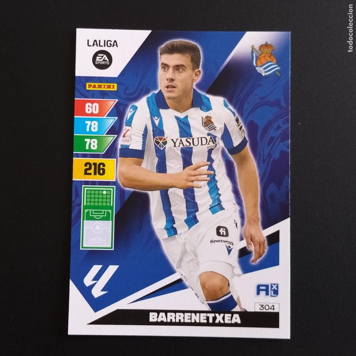 Cartes &agrave; collectionner de Football: 304 BARRENETXEA REAL SOCIEDAD CROMOS ADRENALYN XL LALIGA CARD 2023 2024 23 24 PANINI