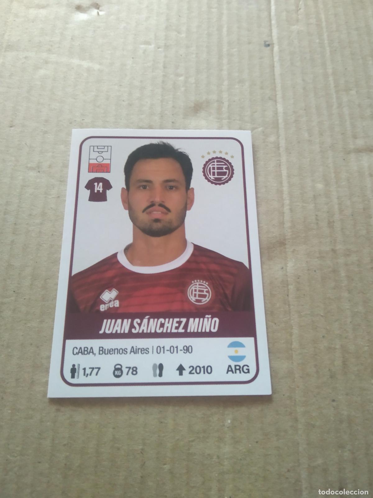 Fu&szlig;ball-Sticker: 279 JUAN SANCHEZ MI&Ntilde;O LANUS CROMO FUTBOL ARGENTINO PANINI LIGA ARGENTINA 2023