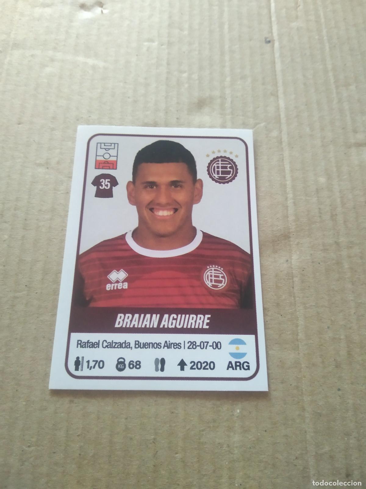 Fu&szlig;ball-Sticker: 280 BRAIAN AGUIRRE LANUS CROMO FUTBOL ARGENTINO PANINI LIGA ARGENTINA 2023