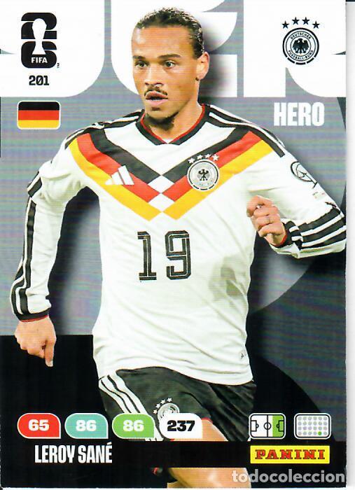 Fu&szlig;ball-Sticker: PANINI ADRENALYN MUNDIAL WORLD CUP 2026 - N&ordm; 201 - LEROY SAN&Eacute; - ALEMANIA