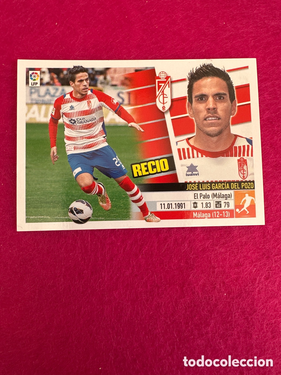 Cartes &agrave; collectionner de Football: RECIO (GRANADA) 9C COLOCA LIGA ESTE 2013-2014 13 14 NUNCA PEGADO SIN PEGAR