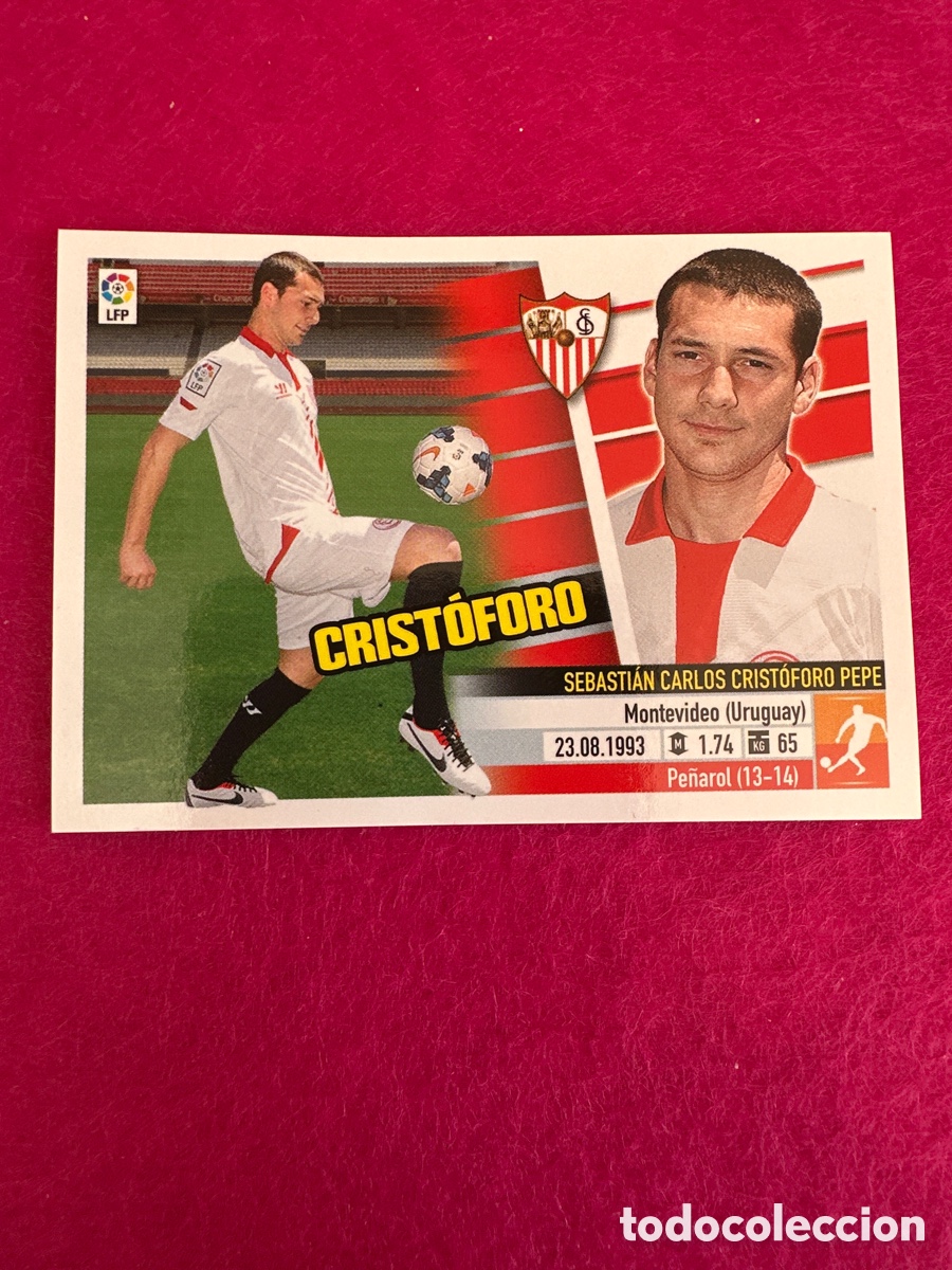 Cartes &agrave; collectionner de Football: CRIST&Oacute;FORO (SEVILLA)8B COLOCA LIGA ESTE 2013-2014 13 14 NUNCA PEGADO SIN PEGAR