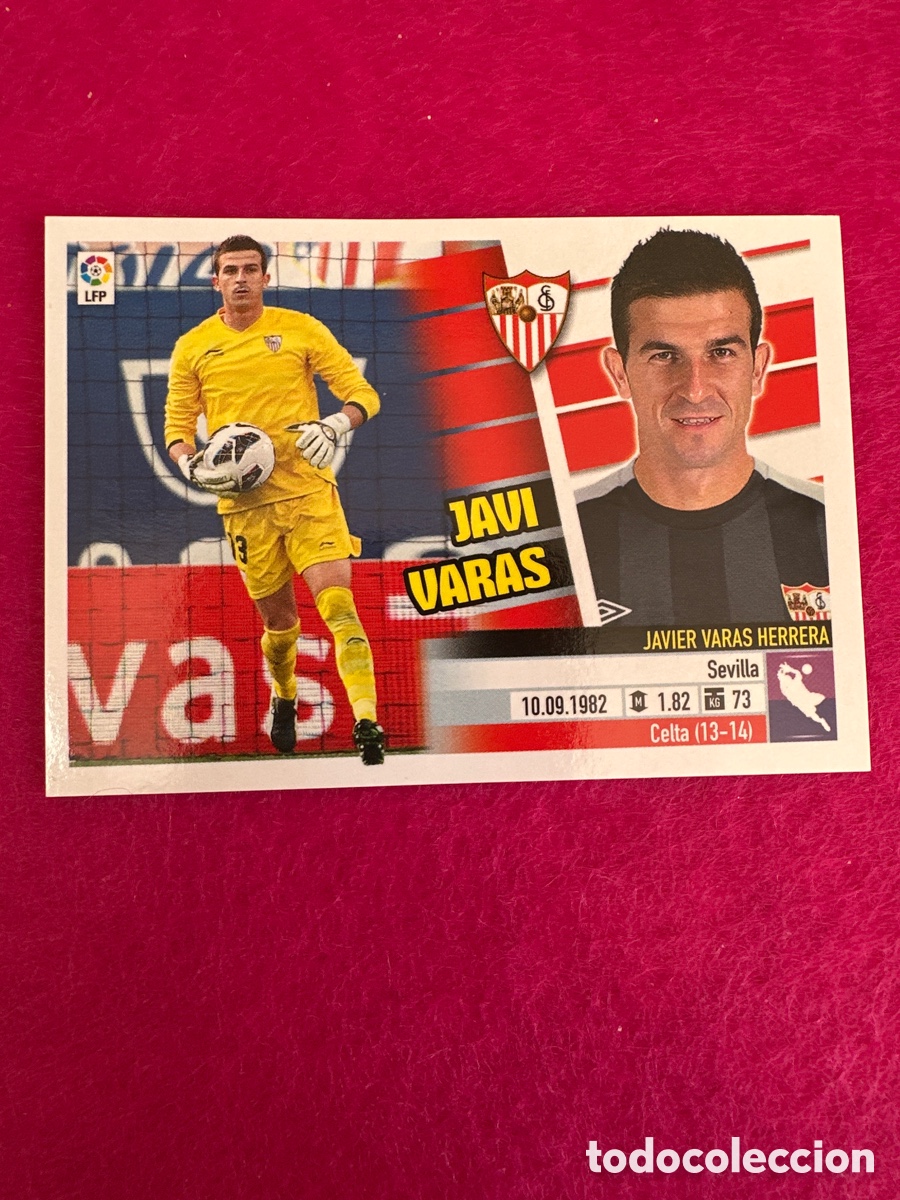 Cartes &agrave; collectionner de Football: JAVI VARAS (SEVILLA)2B COLOCA LIGA ESTE 2013-2014 13 14 NUNCA PEGADO SIN PEGAR