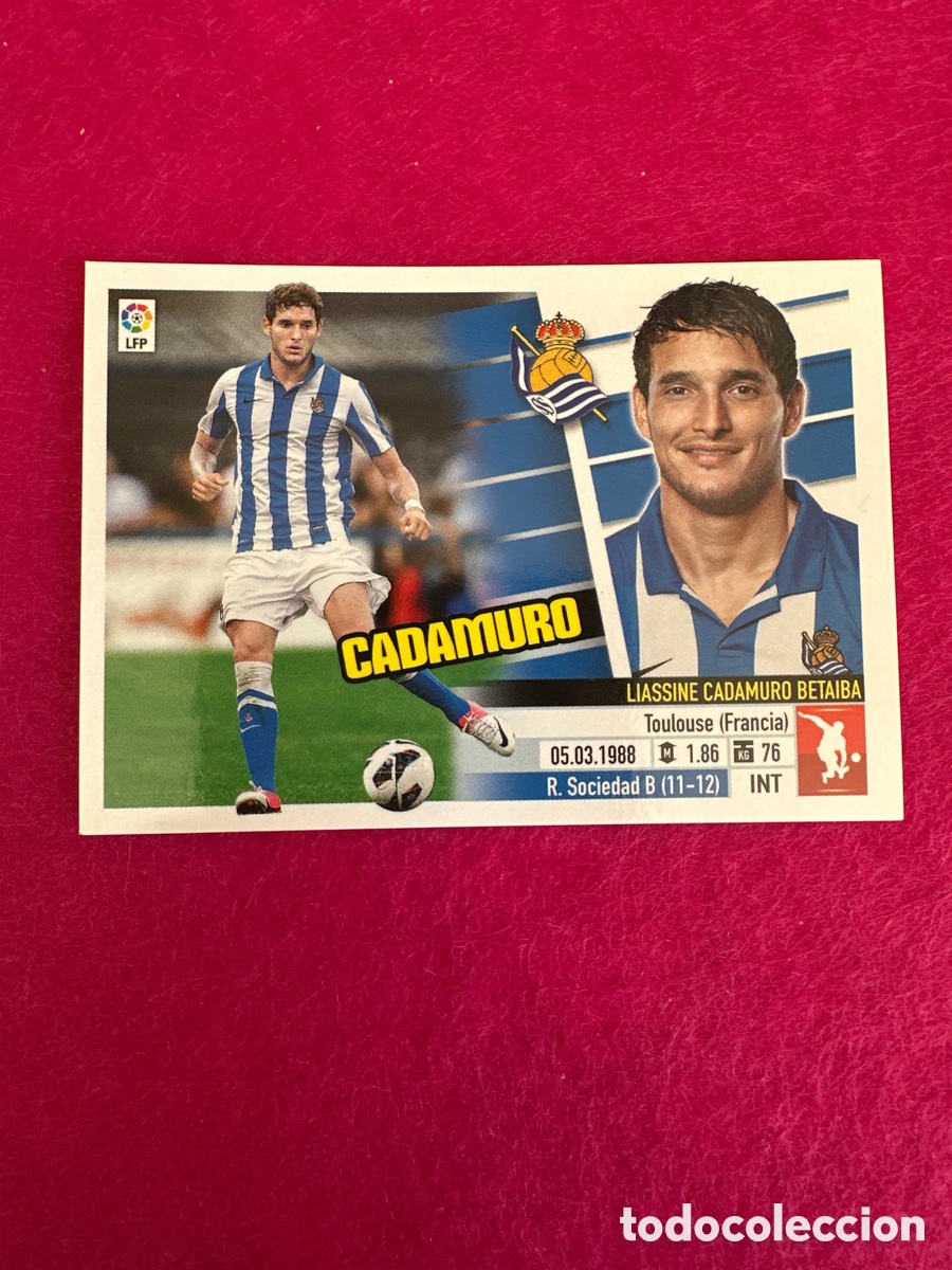 Cromos de Futebol: CADAMURO (R.SOCIEDAD)5B COLOCA LIGA ESTE 2013-2014 13 14 NUNCA PEGADO SIN PEGAR
