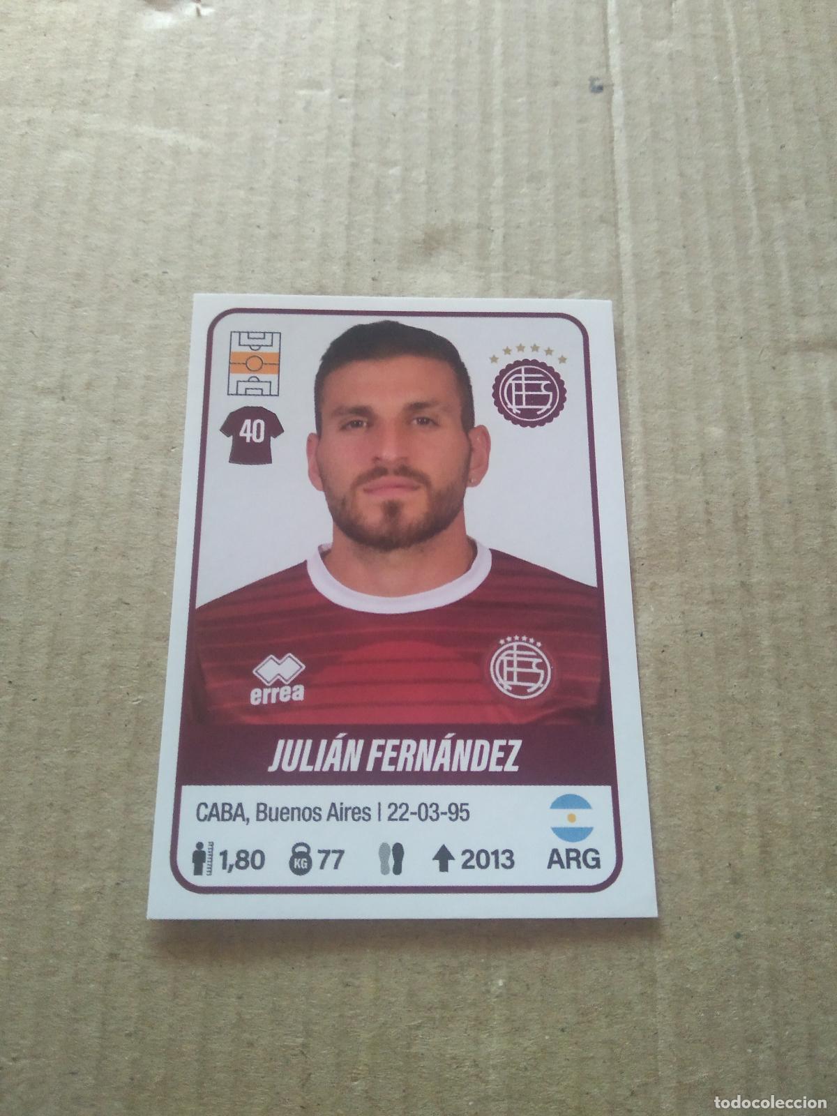 Fu&szlig;ball-Sticker: 285 JULIAN FERNANDEZ LANUS CROMO FUTBOL ARGENTINO PANINI LIGA ARGENTINA 2023