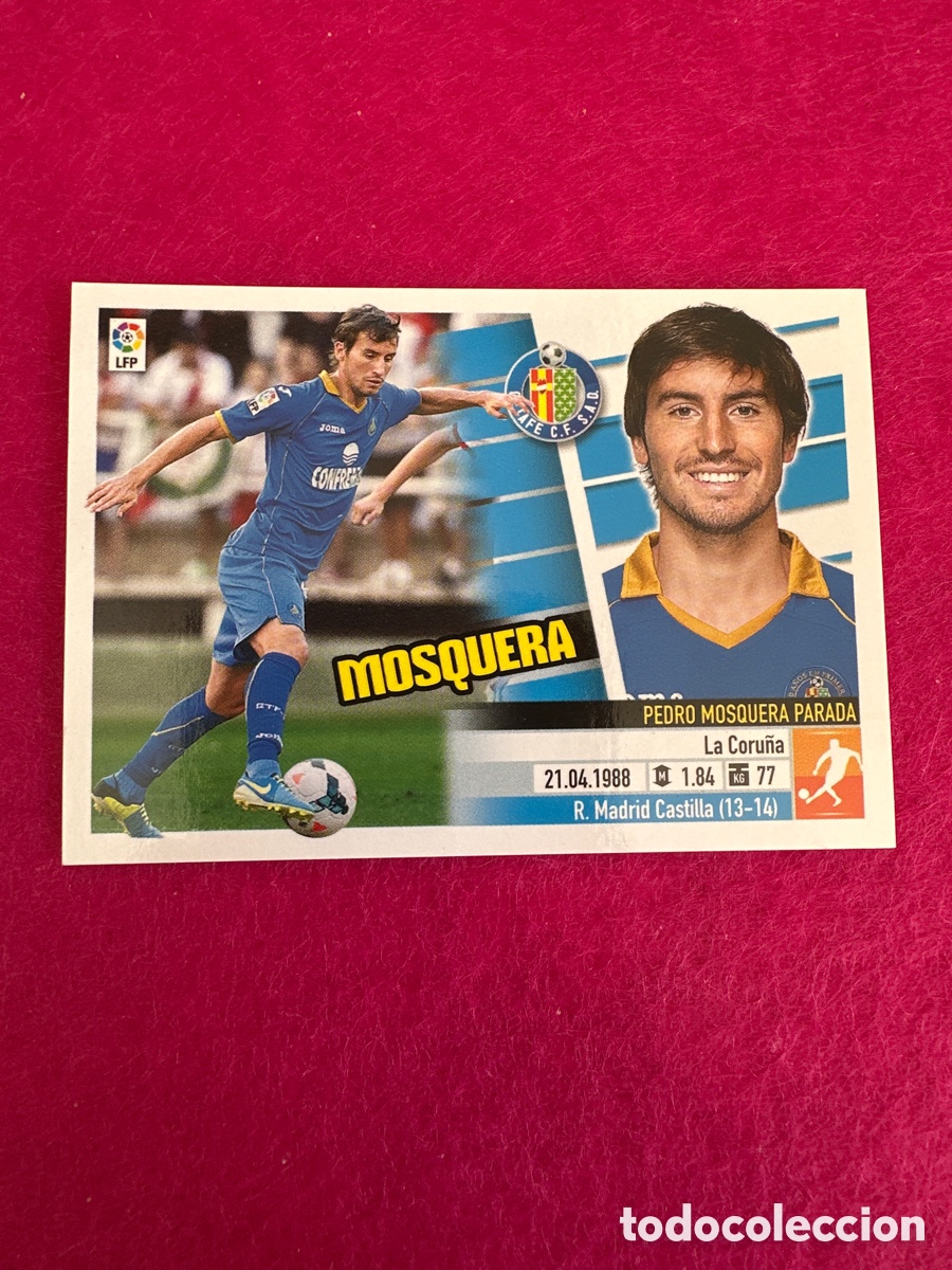 Fu&szlig;ball-Sticker: MOSQUERA (GETAFE)10B COLOCA LIGA ESTE 2013-2014 13 14 NUNCA PEGADO SIN PEGAR