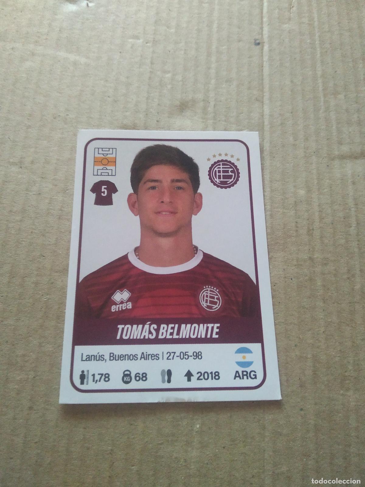 Fu&szlig;ball-Sticker: 287 TOMAS BELMONTE LANUS CROMO FUTBOL ARGENTINO PANINI LIGA ARGENTINA 2023