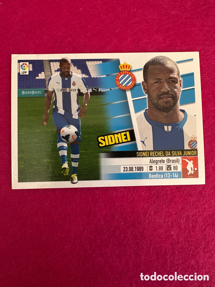 Fu&szlig;ball-Sticker: SIDNEI (ESPANYOL)8B COLOCA LIGA ESTE 2013-2014 13 14 NUNCA PEGADO SIN PEGAR