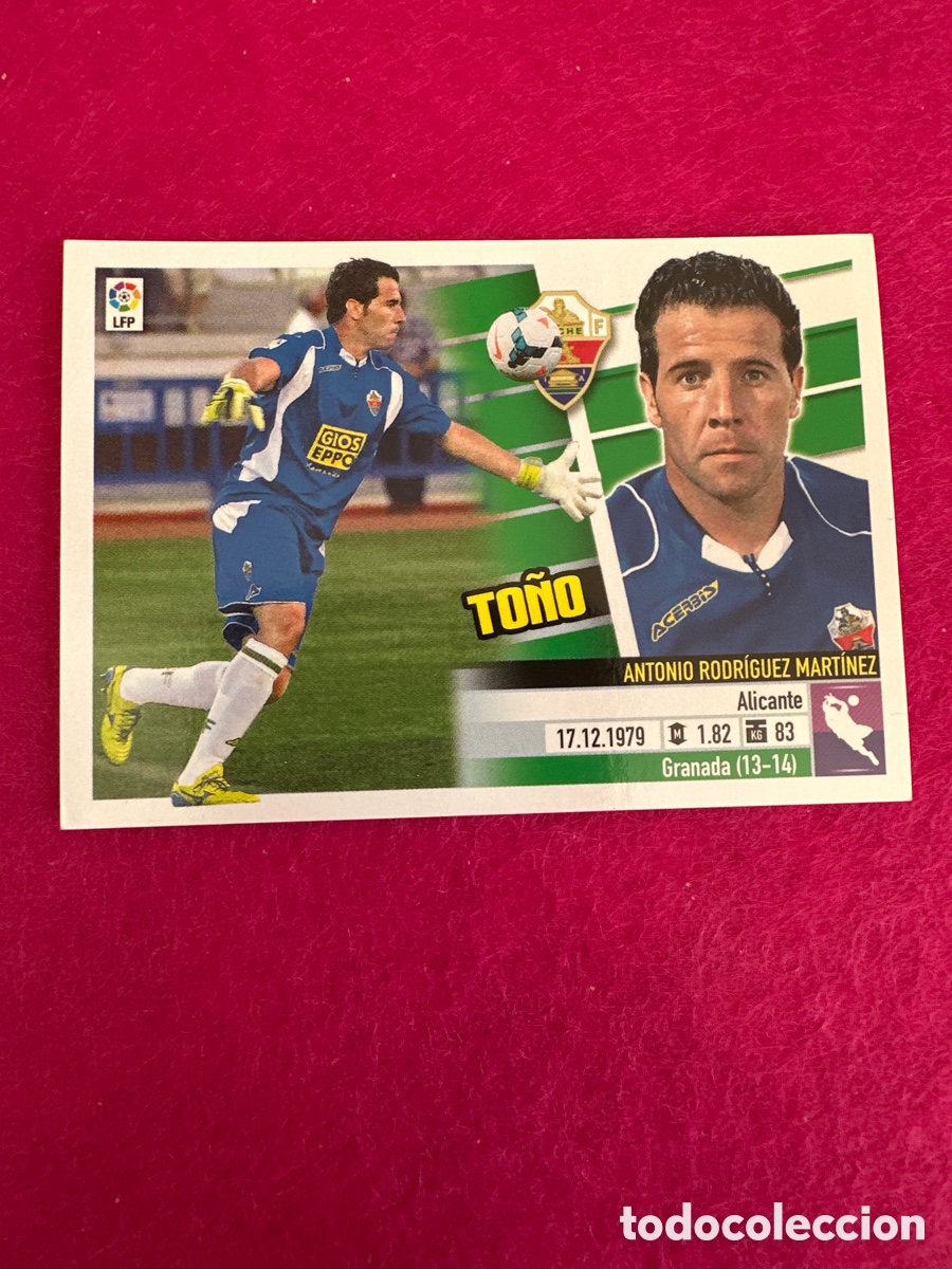 Fu&szlig;ball-Sticker: TO&Ntilde;O (ELCHE)2B COLOCA LIGA ESTE 2013-2014 13 14 NUNCA PEGADO SIN PEGAR