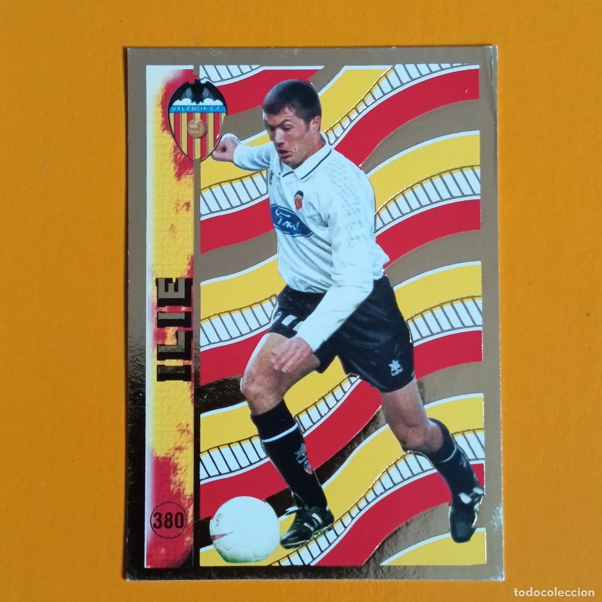 Cartes &agrave; collectionner de Football: 380 ILIE. EL MEJOR 97-98. VALENCIA CF. LAS FICHAS DE LA LIGA 98-99. MUNDICROMO